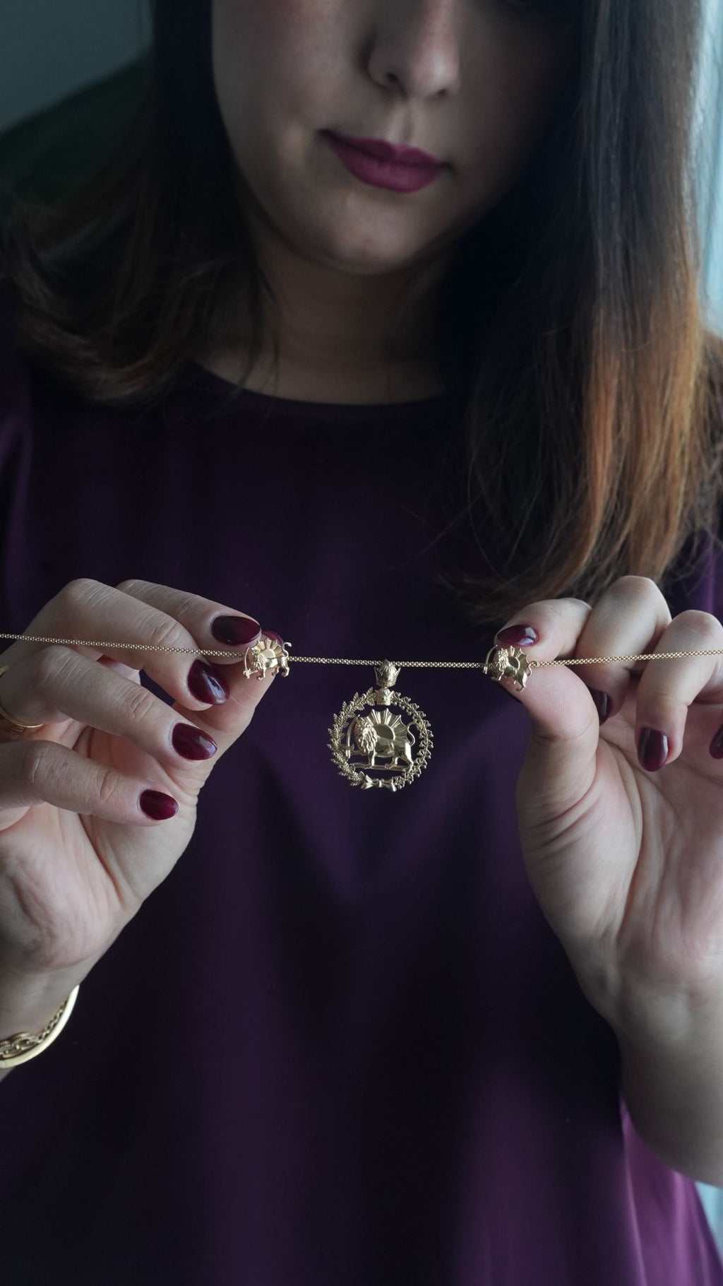 Lion and Sun pendant